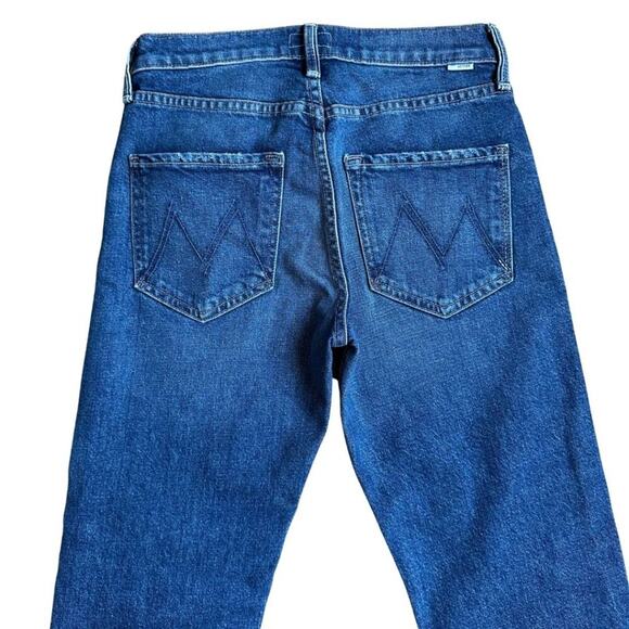 NWT Mother The Mid Rise Rider Ankle Fray Denim in Local Charm 25 - Picture 11 of 12